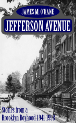 “Jefferson Avenue” book cover with a photo of Brooklyn’s Jefferson Avenue in the 1950s